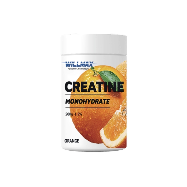 Креатин Willmax Creatine Monohydrate, 500 грам - Апельсин