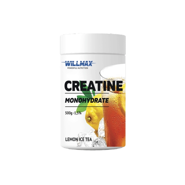 Креатин Willmax Creatine Monohydrate, 500 грам - Лимонний чай