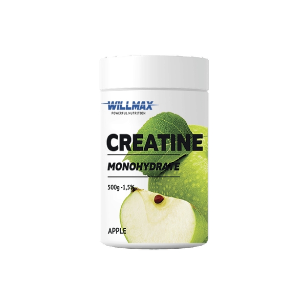 Креатин Willmax Creatine Monohydrate, 500 грам - Яблуко