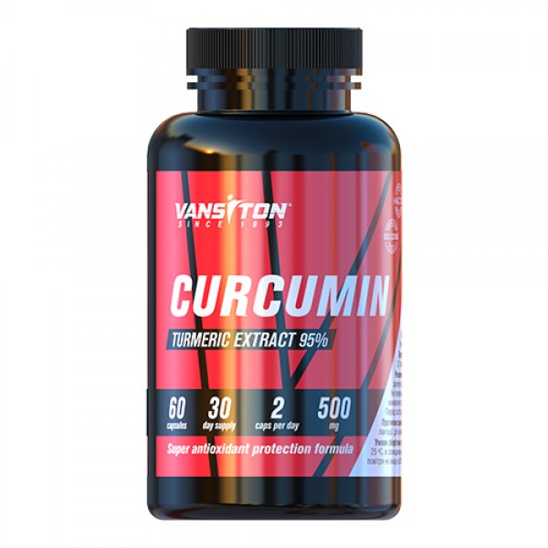 Натуральна добавка Vansiton Curcumin, 60 капсул