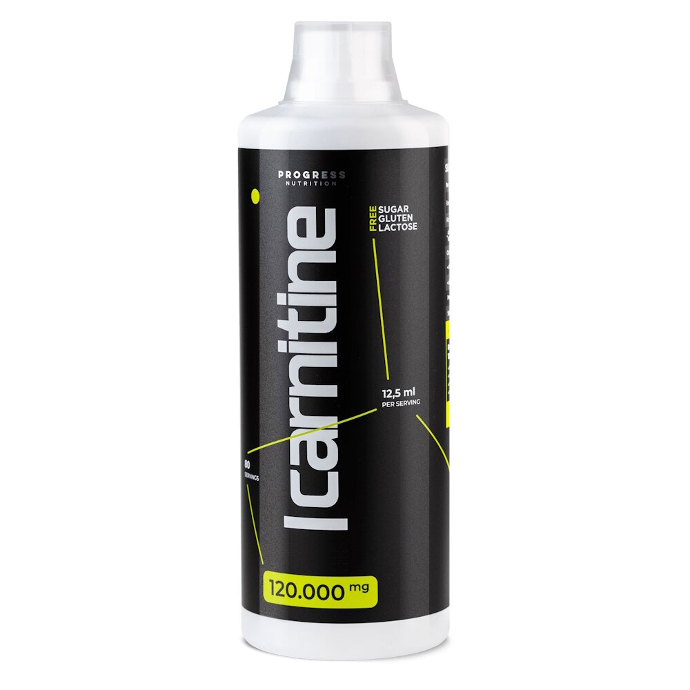 Рідкий карнітин Progress Nutrition L-Carnitine, 1 л - Зелене яблуко