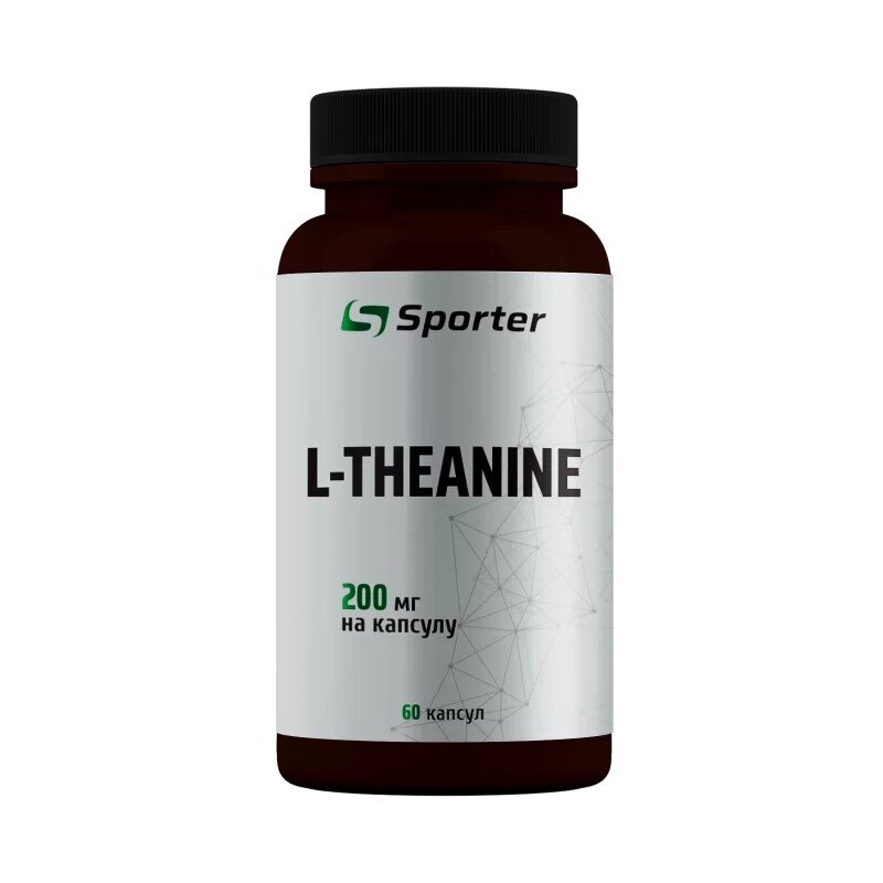 Амінокислота Sporter L-Theanine 200 mg, 60 капсул