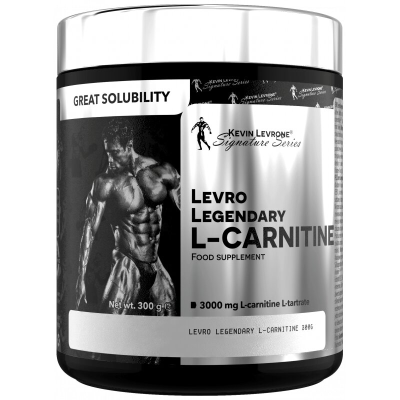 Карнитин Kevin Levrone LevroLegendary L-Carnitine, 300 грам - Цитрус-персик для підтримки енергії та витривалості