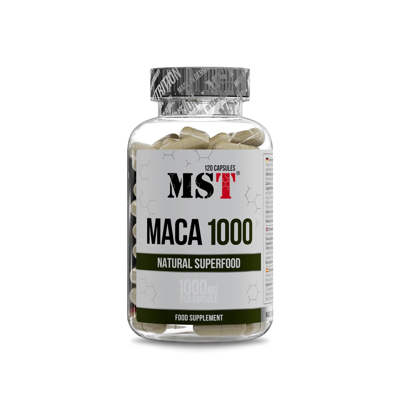 Натуральна добавка MST Nutrition Maca, 120 капсул