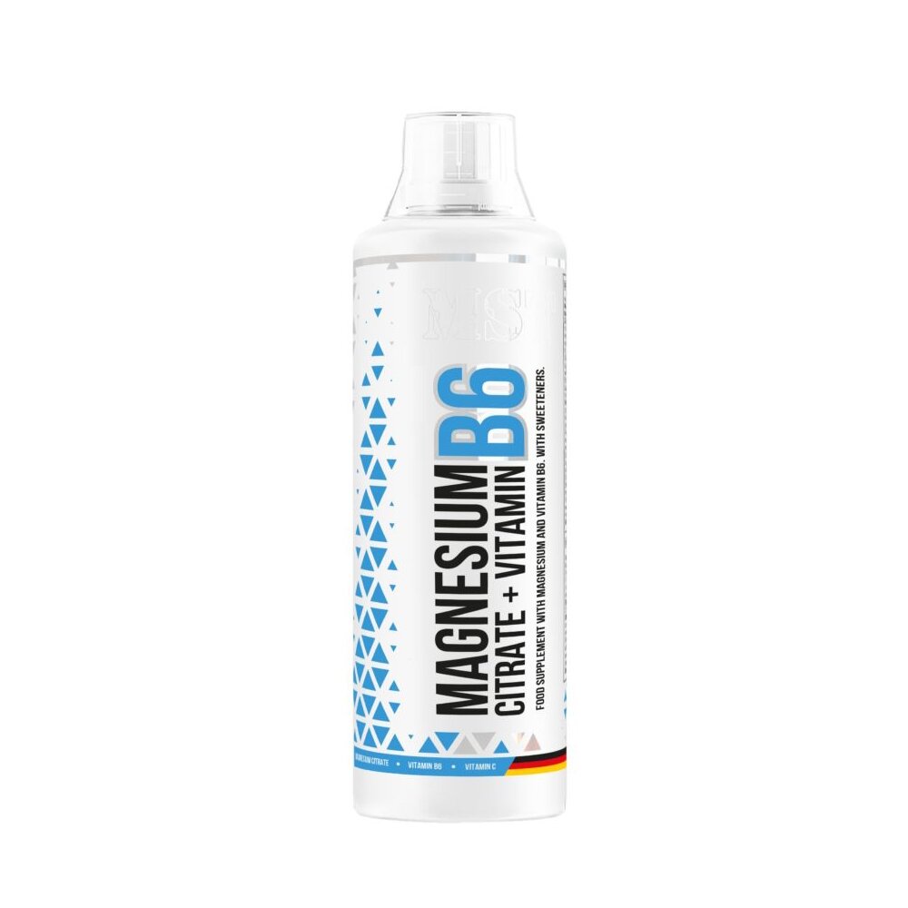 Цитрат магнію MST Nutrition Magnesium Citrate Plus Vitamin B6, 500 мл - Вишня з вітаміном В6