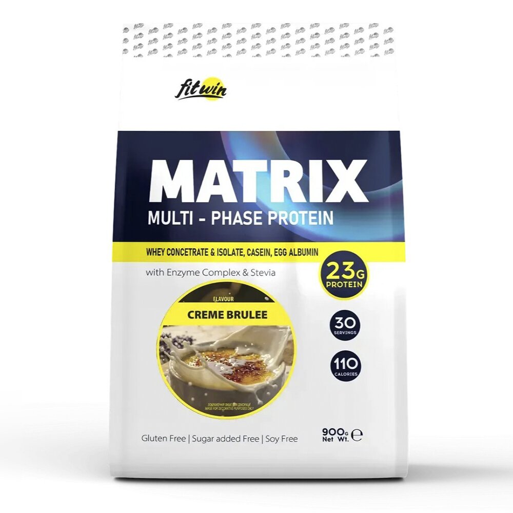 Протеїн FitWin Matrix Multi-Phase Protein, 900 грам - Крем брюле