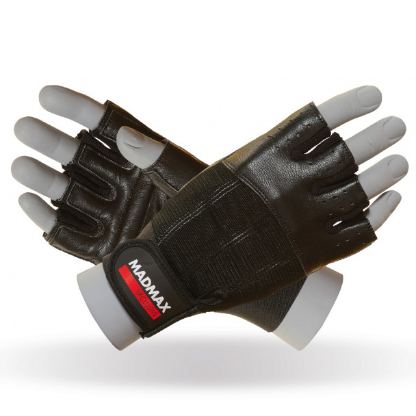 Рукавички для фітнесу MAD MAX Classic MFG 248, Black - M