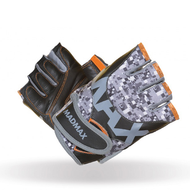 Рукавички для фітнесу MAD MAX MTi MFG 831, Grey Camo - S