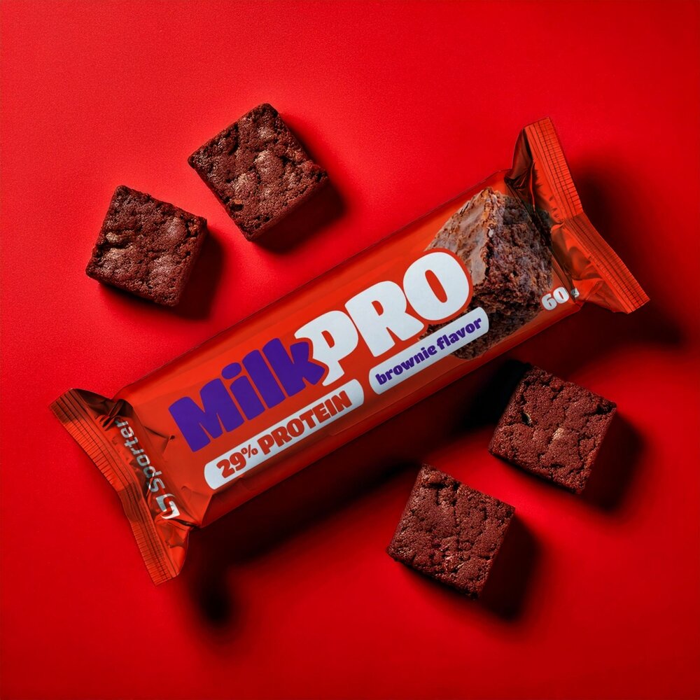Батончик Sporter MilkPro 29%, 60 грам - Брауні