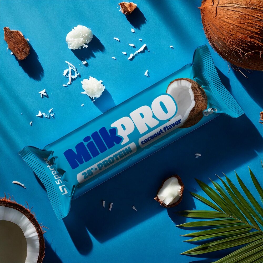 Протеїновий батончик Sporter MilkPro 28%, 60 грам - Кокос