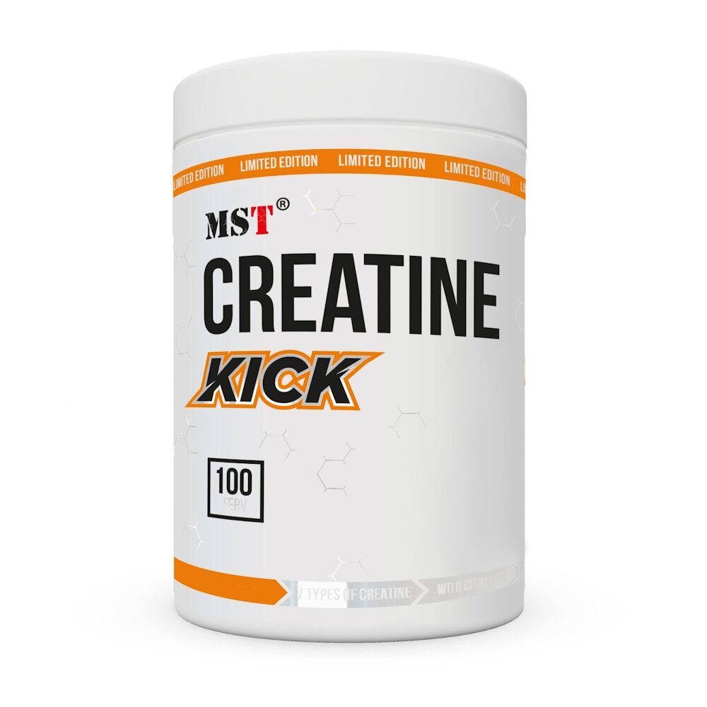 Комплексний креатин MST Nutrition Creatine Kick, 1 кг - Кола-вишня 7 форм креатину