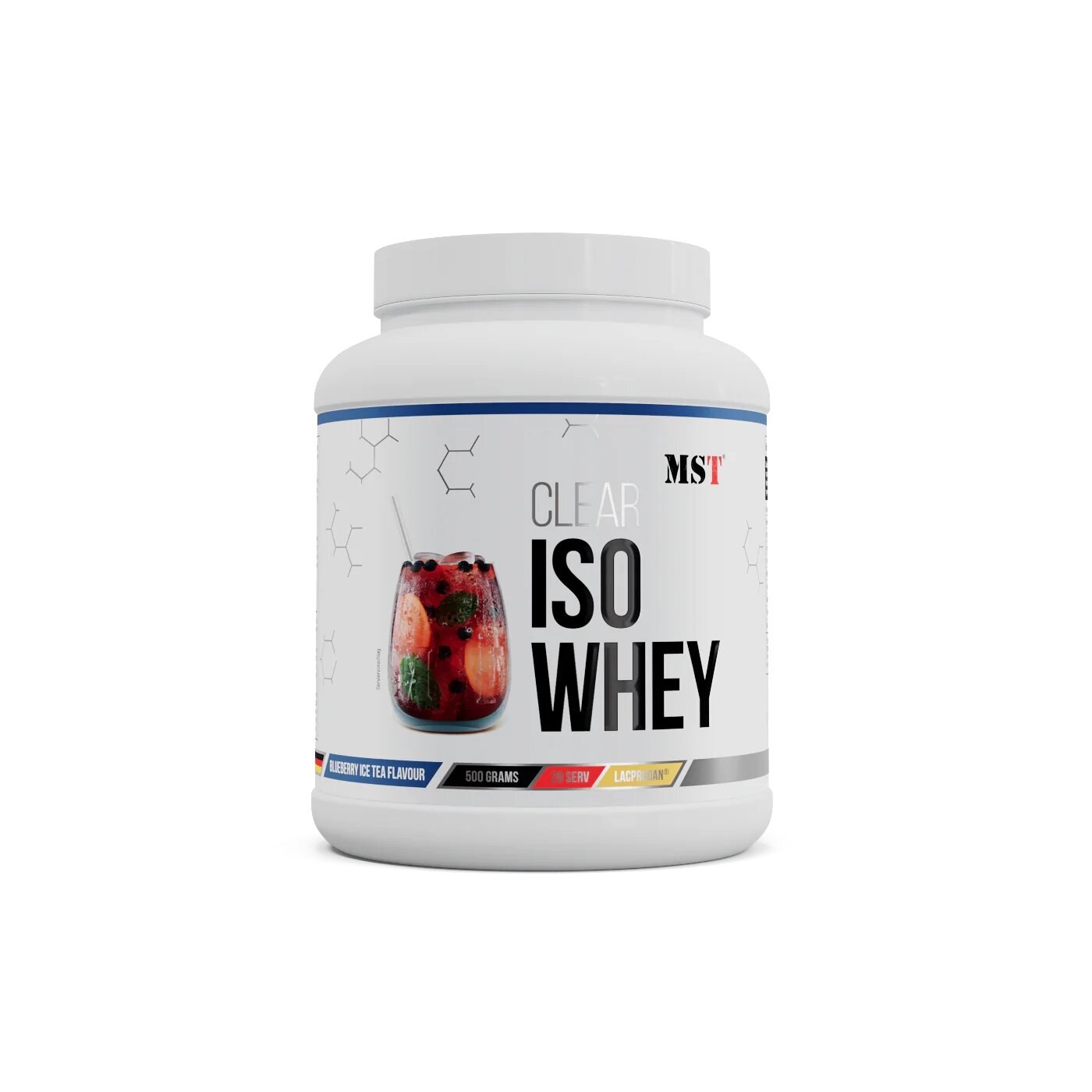 Протеїн MST Nutrition Clear Iso Whey, 500 грам - Чорничний чай