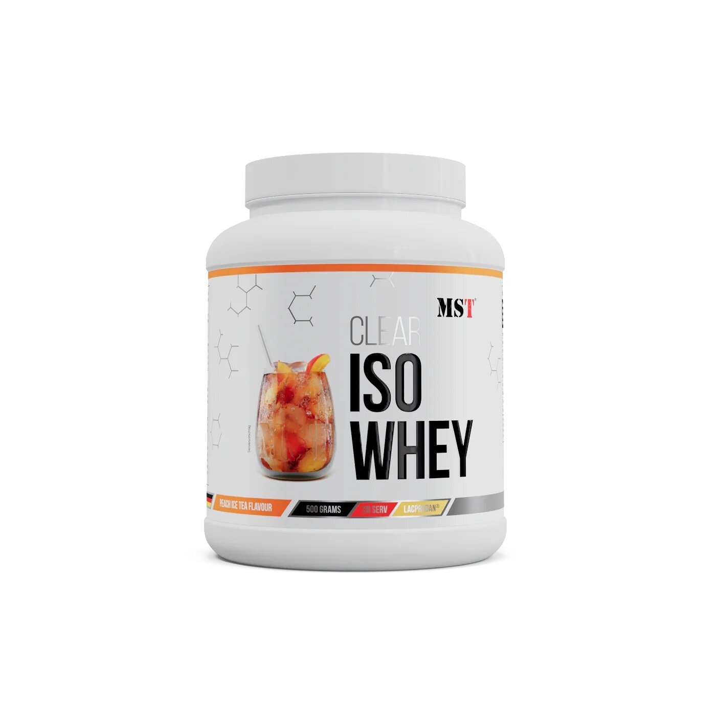Протеїн MST Nutrition Clear Iso Whey, 500 грам - Персиковий чай