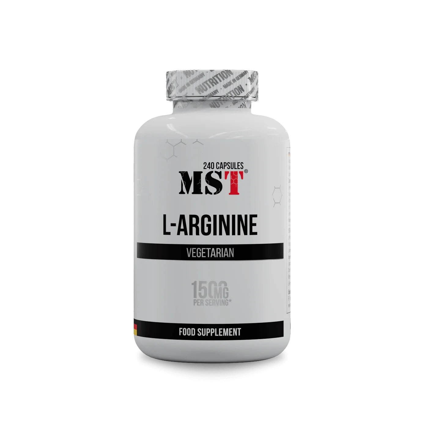 Амінокислота MST Nutrition L-Arginine 240 капсул