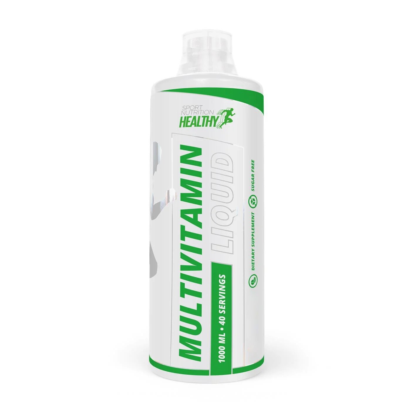 Рідкі вітаміни Healthy Multivitamin Liquid, 1 літр - Апельсин