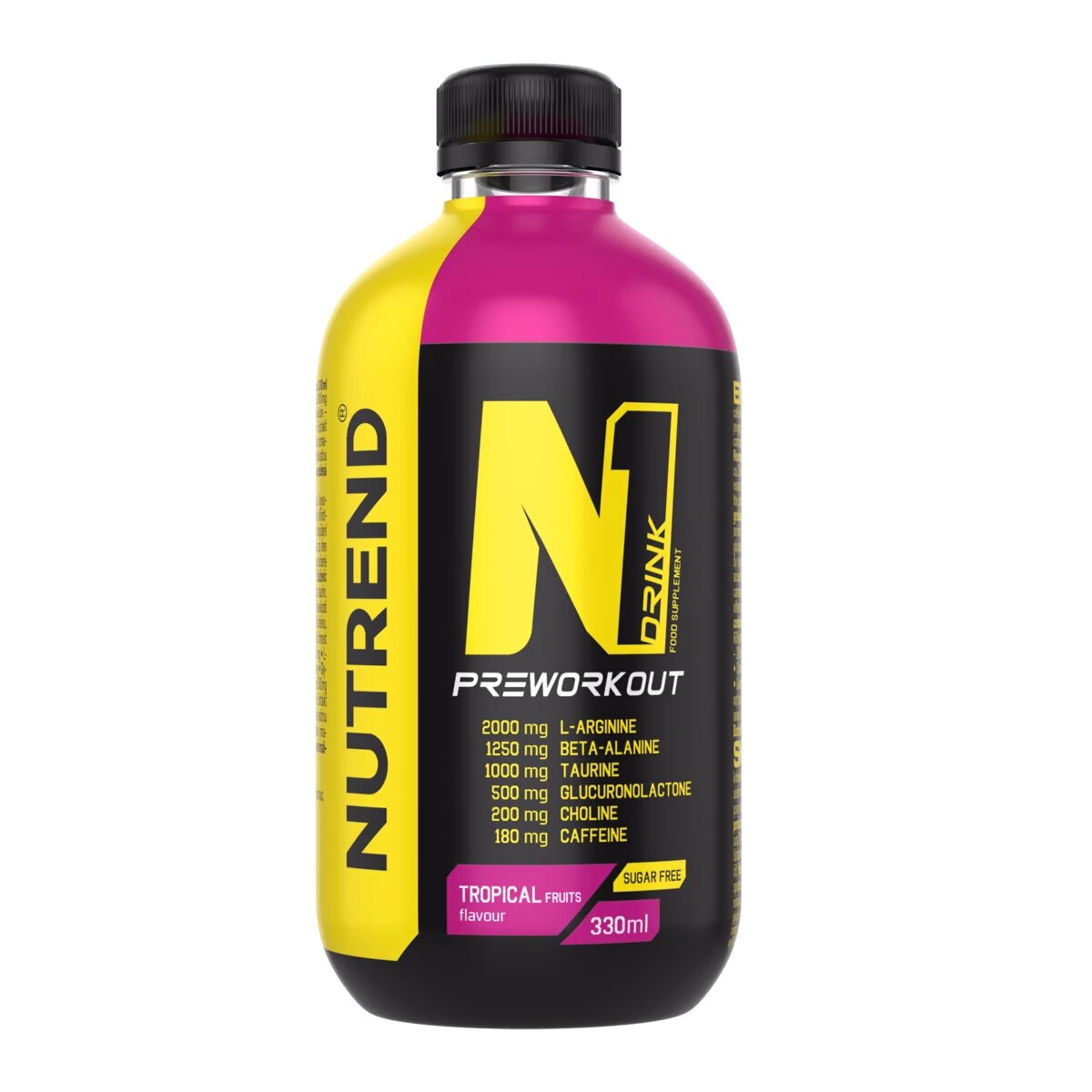 Передтренувальний комплекс Nutrend N1 Drink, 330 мл - Тропічний