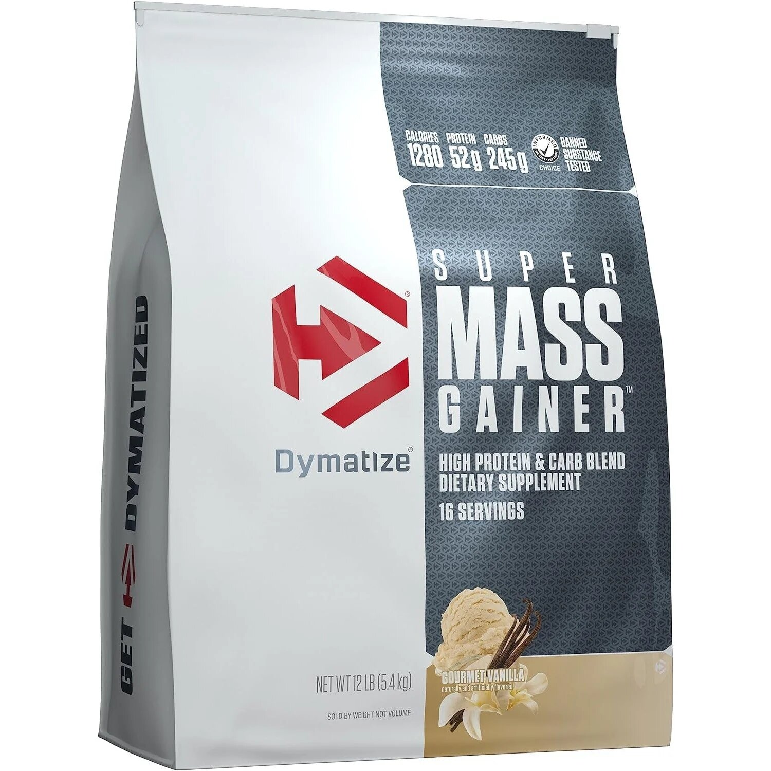 Гейнер Dymatize Nutrition Super Mass Gainer, 5.4 кг - Ваніль
