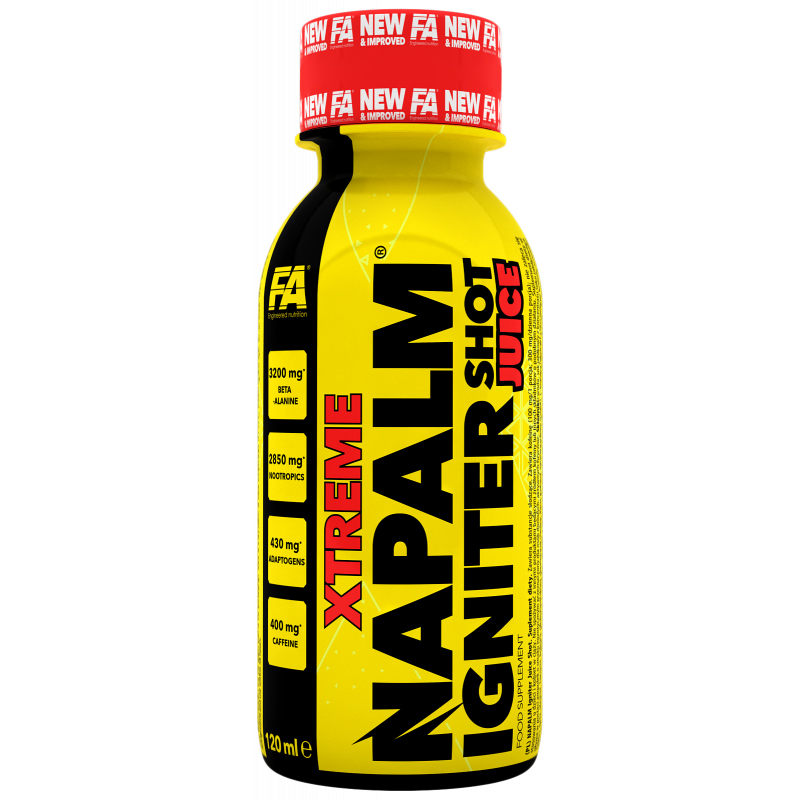 Передтренувальний комплекс Fitness Authority Napalm Igniter Juice Shot, 120 мл - Екзотичний