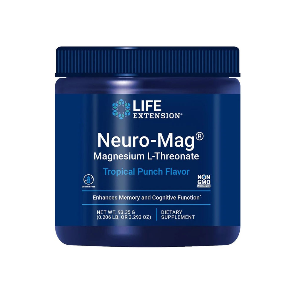 Добавка для здоров'я мозку Life Extension Neuro-Mag, 93.35 грам - Тропічний пунш
