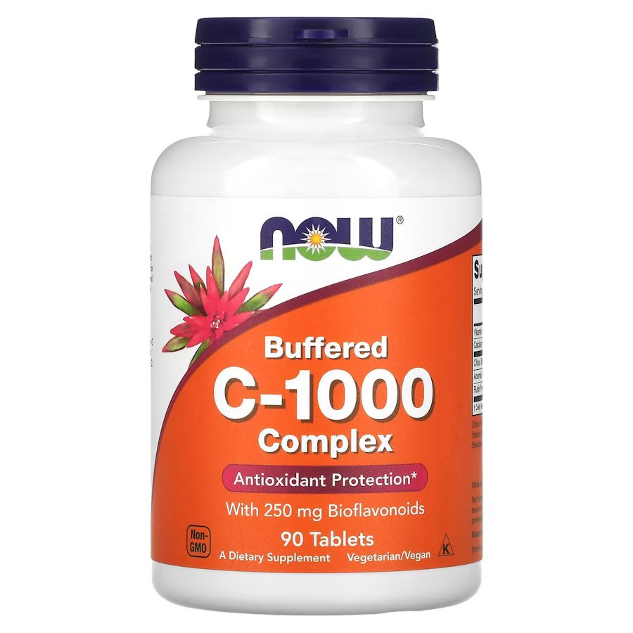 Вітаміни та мінерали NOW Vitamin C-1000 Complex Buffered, 90 таблеток