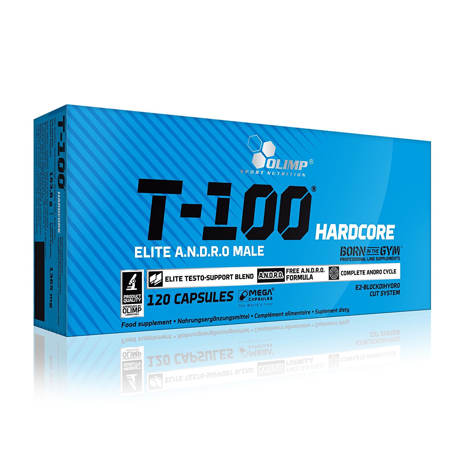 Стимулятор тестостерону Olimp Sport Nutrition T-100 Hardcore, 120 капсул