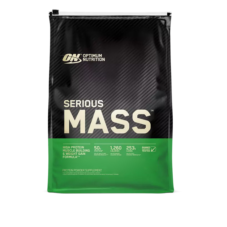 Гейнер Optimum Nutrition Serious Mass, 5.45 кг - Полуниця