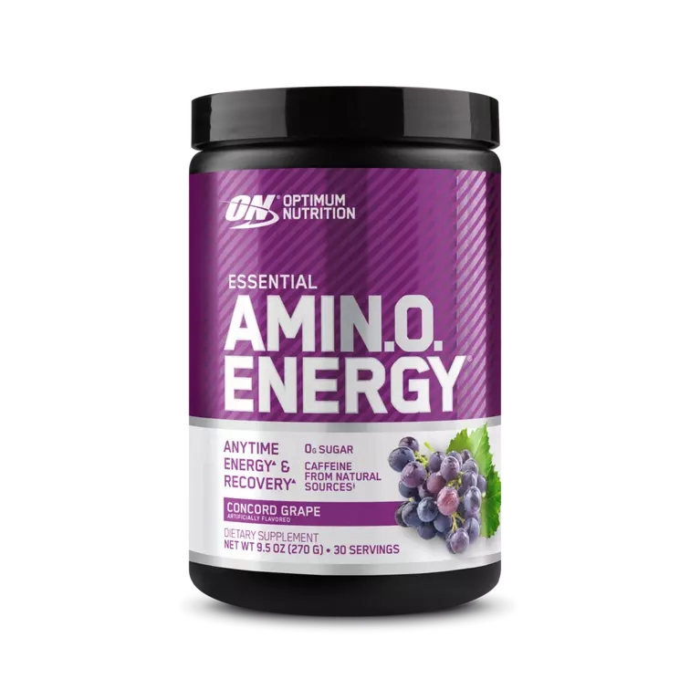 Передтренувальний комплекс Optimum Nutrition Essential Amino Energy, 270 грам - Виноград