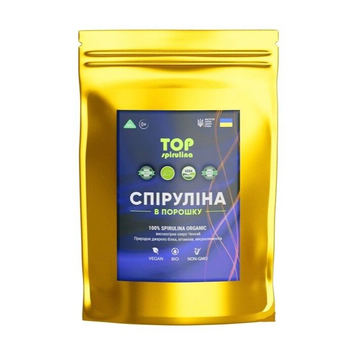 Спіруліна в порошку TOP Spirulina, 250 грам