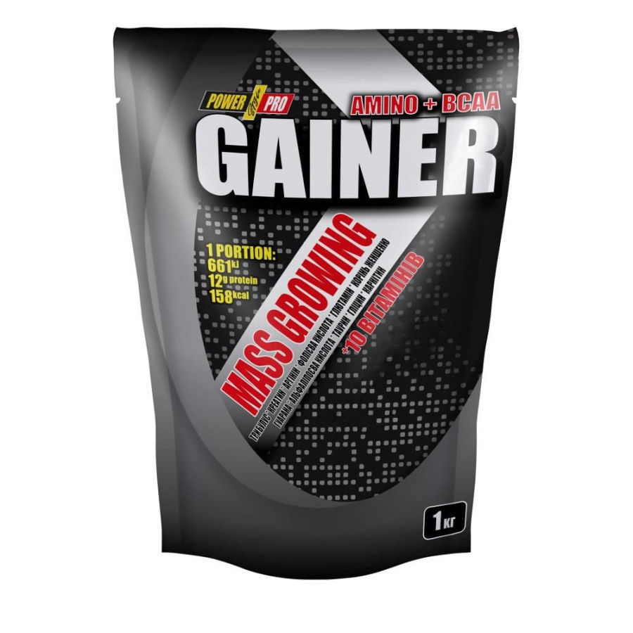 Гейнер Power Pro Gainer, 1 кг - Ваніль