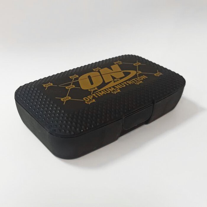 Таблетниця Optimum Nutrition Pill Box, Black/Gold