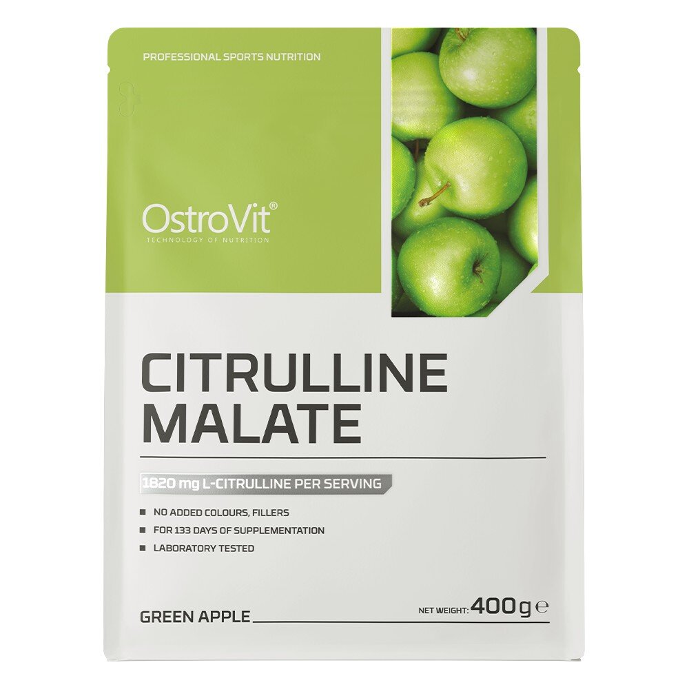 Амінокислота OstroVit Citrulline, 400 грам - Зелене яблуко