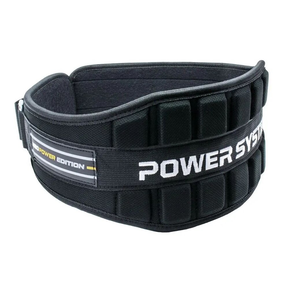 Пояс для важкої атлетики Power System PS-3230, Black/Yellow - L