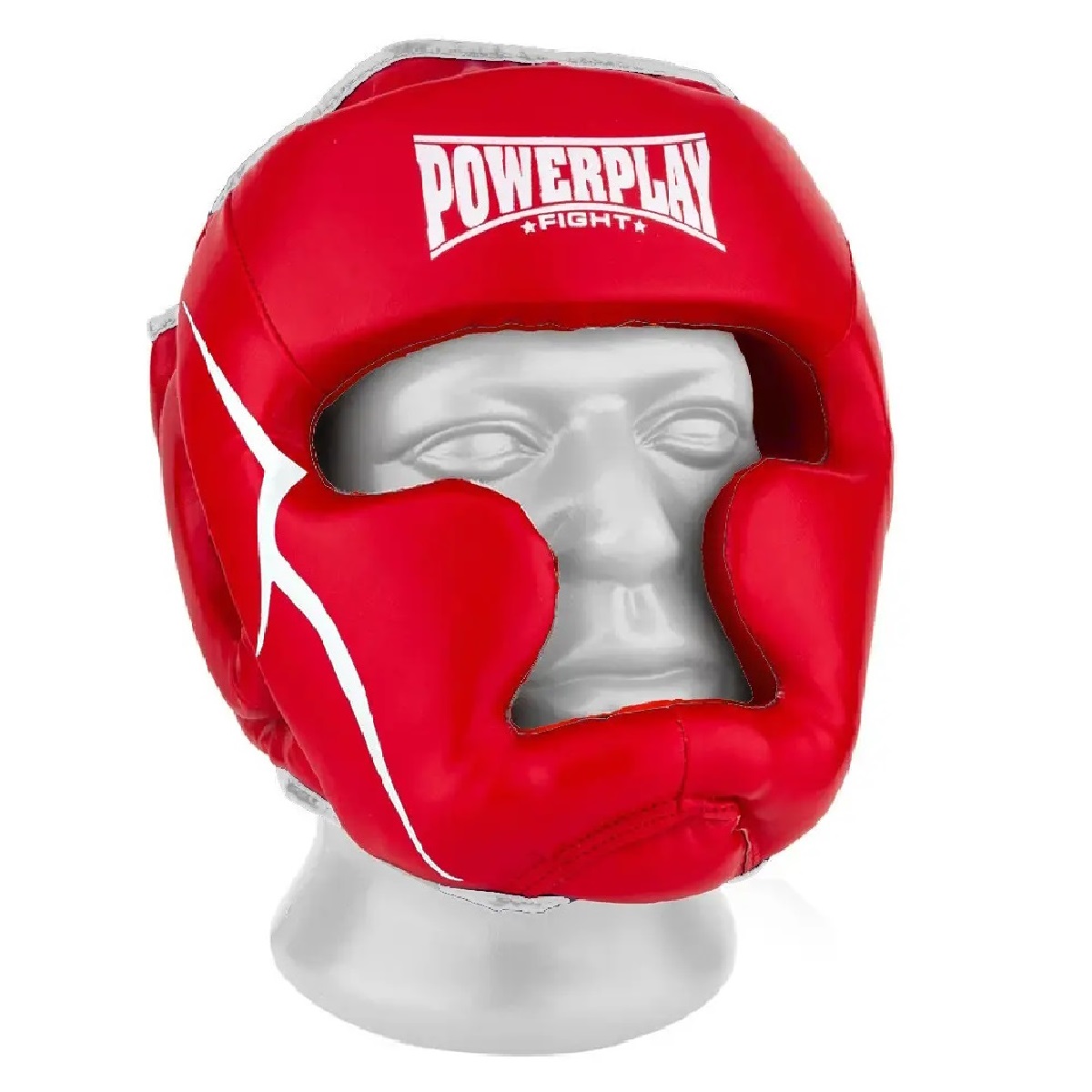 Боксерський тренувальний шолом Power Play 3100 PU, Red - XS тренувальний