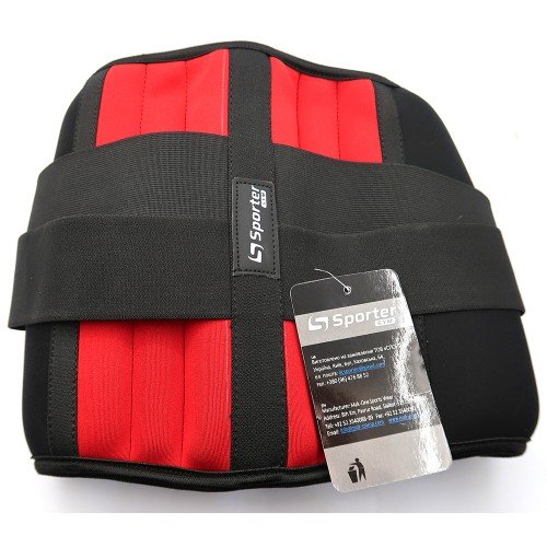 Пояс для важкої атлетики Sporter MFB-489.6, Red/Black - XXXL