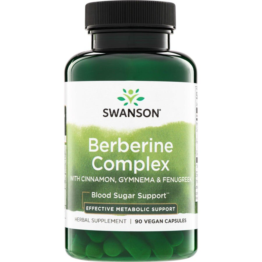 Берберин Swanson Berberine Complex, 90 вегакапсул