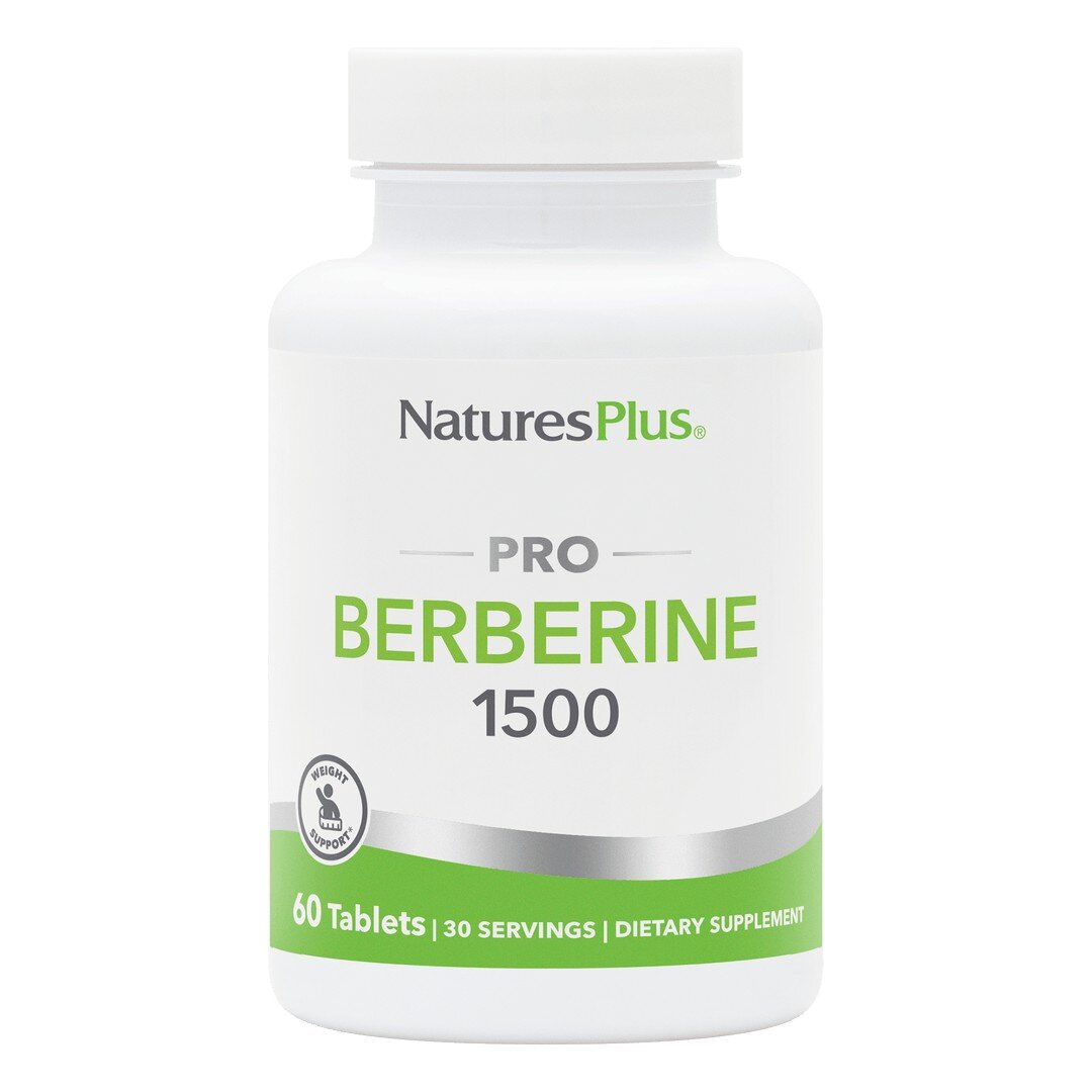 Берберин Natures Plus PRO Berberine 1500 mg, 60 таблеток