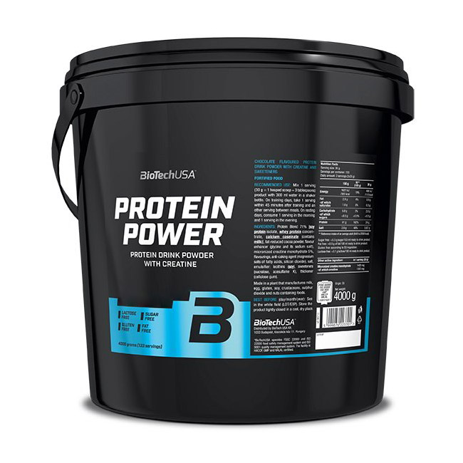 Протеїн BioTech Protein Power, 4 кг - Ваніль