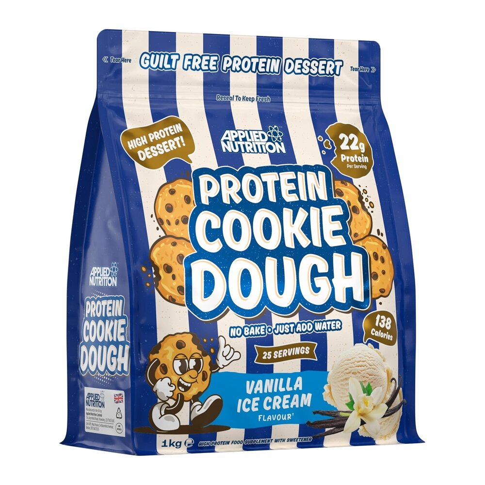 Білкове тісто Applied Nutrition Protein Cookie Dough, 1 кг - Ванільне морозиво