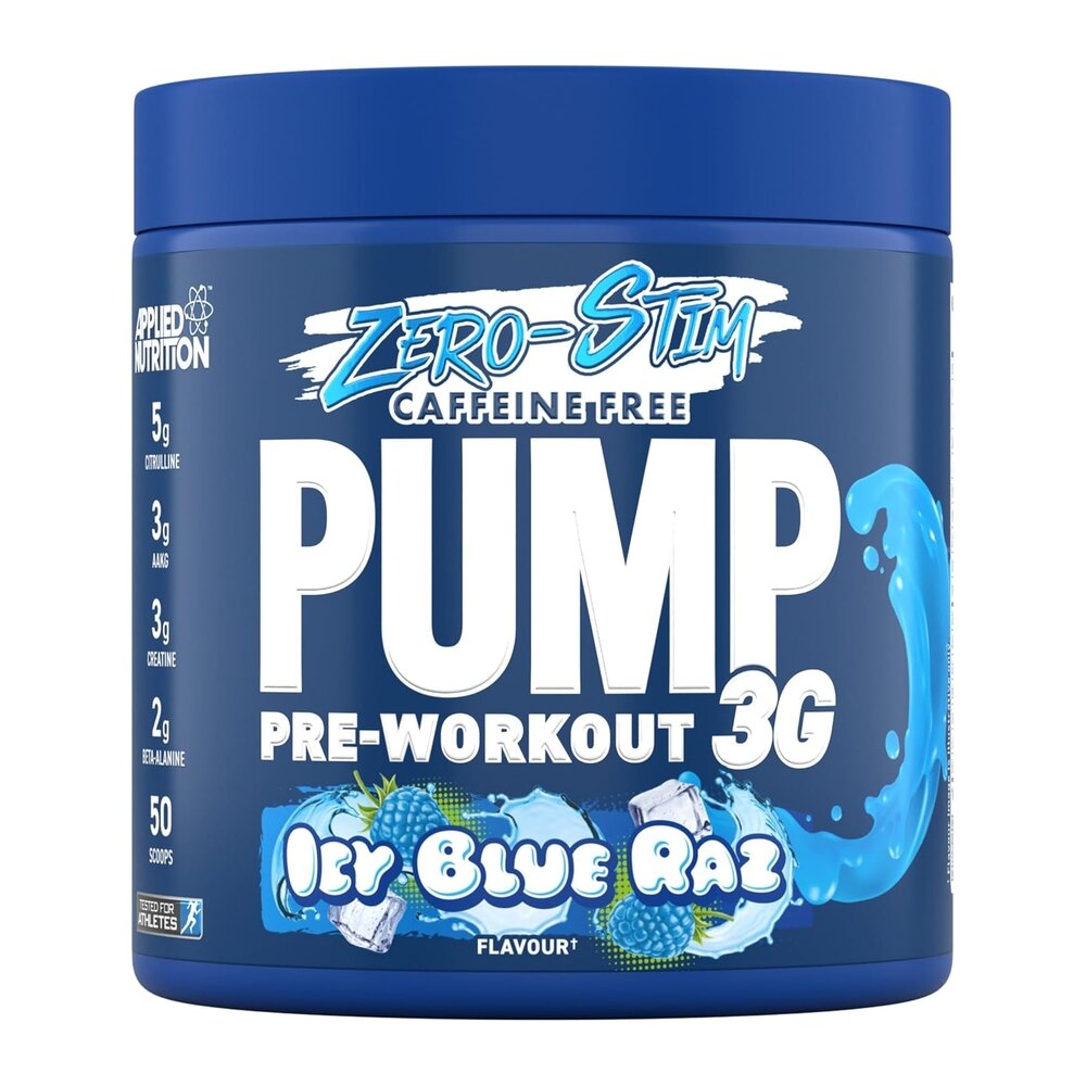 Передтренувальний комплекс Applied Nutrition Pump 3g Zero, 375 грам - Ожина