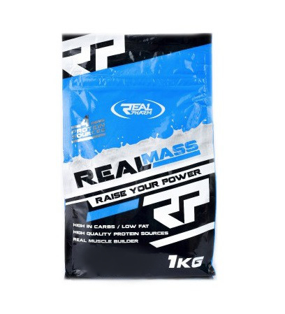 Гейнер Real Pharm Real Mass, 1 кг - Печиво-крем