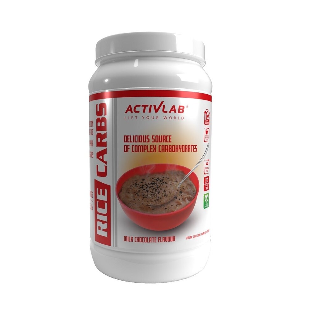 Легкозасвоювані вуглеводи ActivLab Rice Carbs, 1 кг - Молочний шоколад з рисового борошна