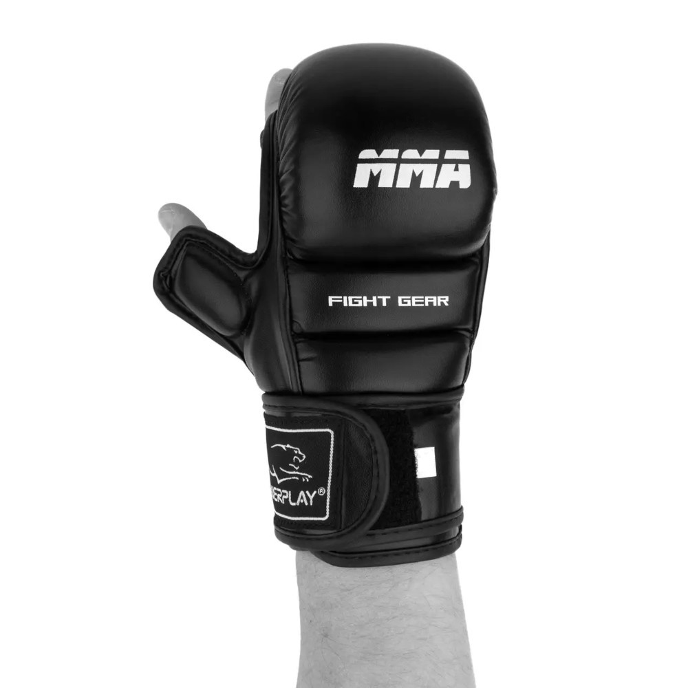 Рукавиці для MMA Power Play 3026, Black - S