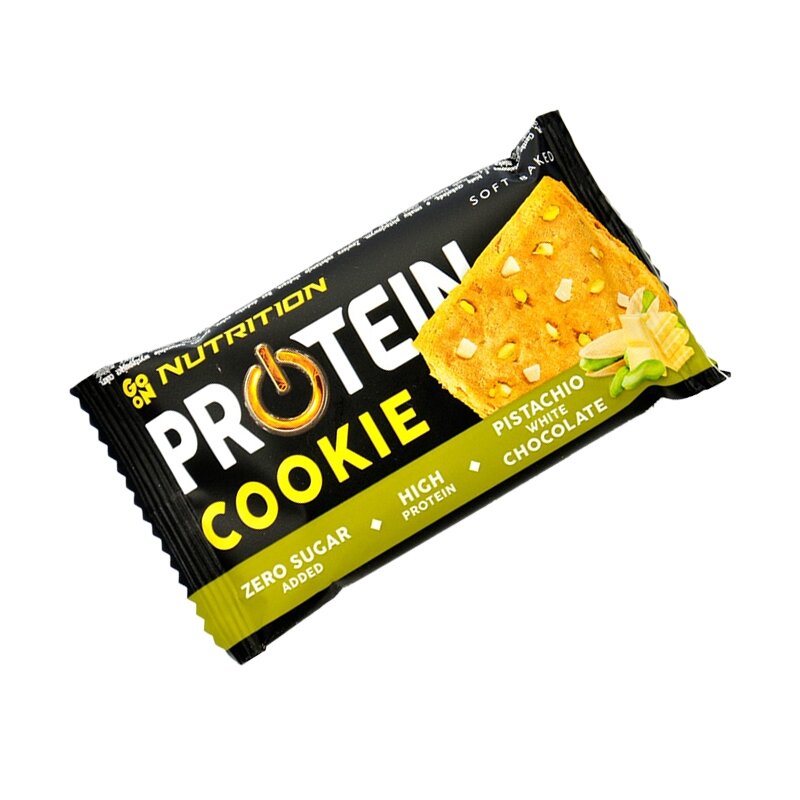 Батончик Go On Nutrition Protein Cookie, 50 грам - Фісташка-білий шоколад