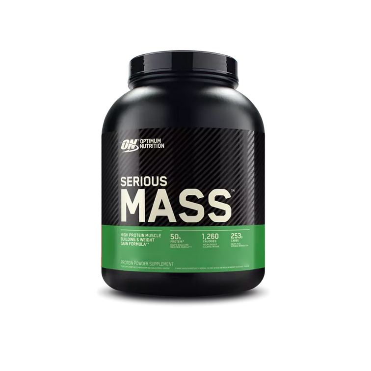 Гейнер Optimum Nutrition Serious Mass, 2.72 кг - Полуниця
