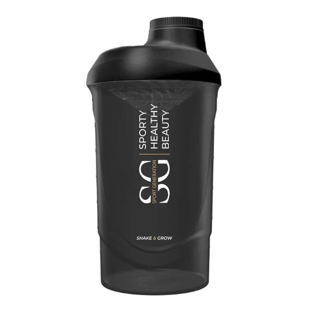 Спортивний шейкер Sport Generation Wave, 600 мл - Black Smoke