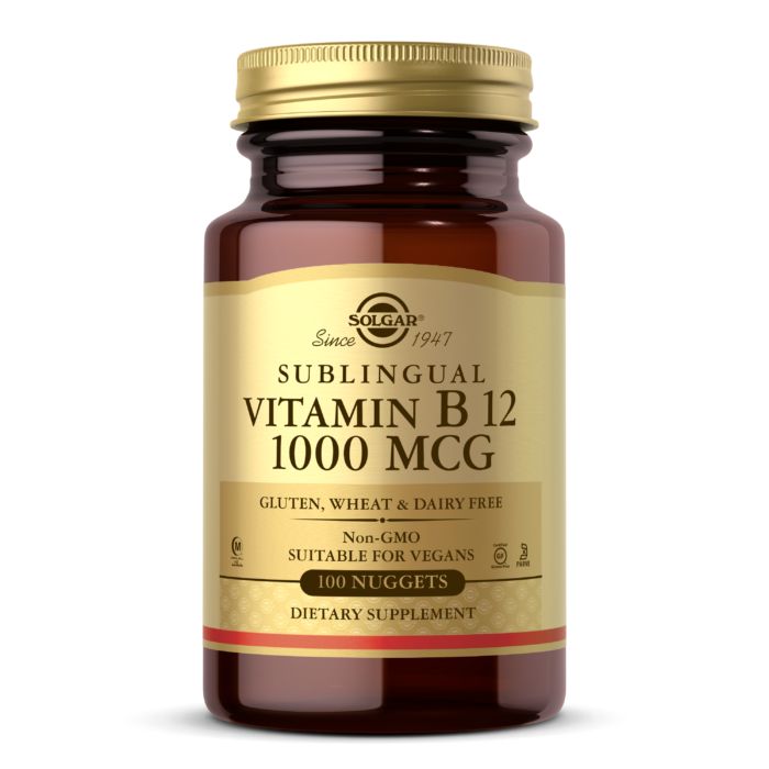 Вітаміни та мінерали Solgar Vitamin B12 1000 mcg Sublingual, 100 таблеток