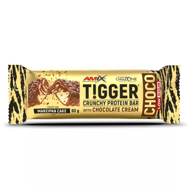 Батончик AMIX Tigger Choco Crunchy Protein Bar, 60 грам - Марципановий торт