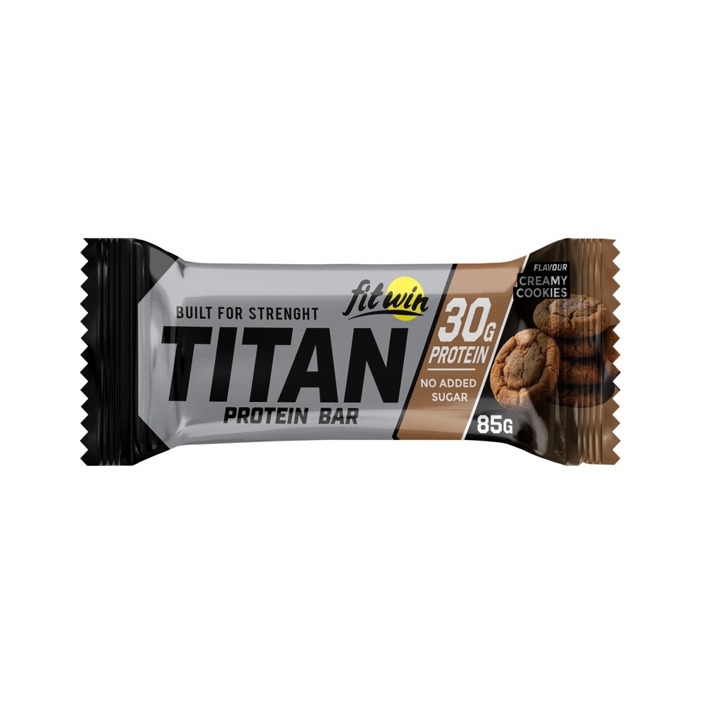 Батончик FitWin Titan Bar, 85 грам - Вершкове печиво