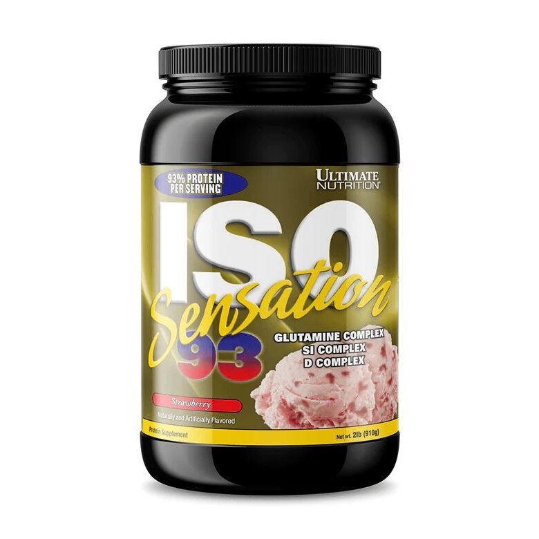 Протеїн Ultimate Nutrition Iso Sensation, 908 грам - Полуниця