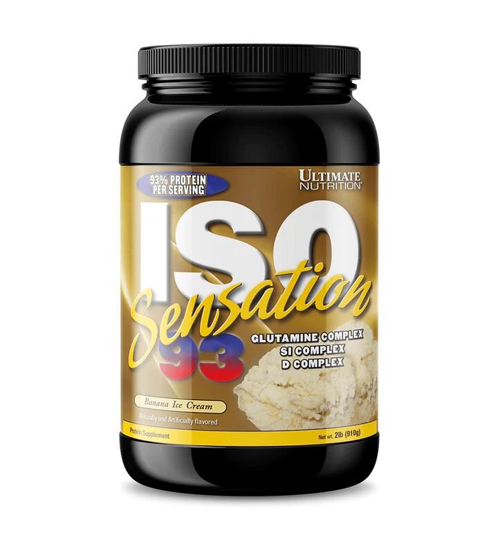 Протеїн Ultimate Nutrition Iso Sensation, 908 грам - Банан